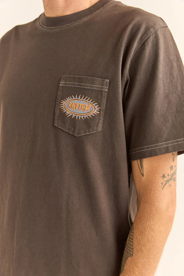 Rhythm Rays Vintage SS T-Shirt-Vintage Black