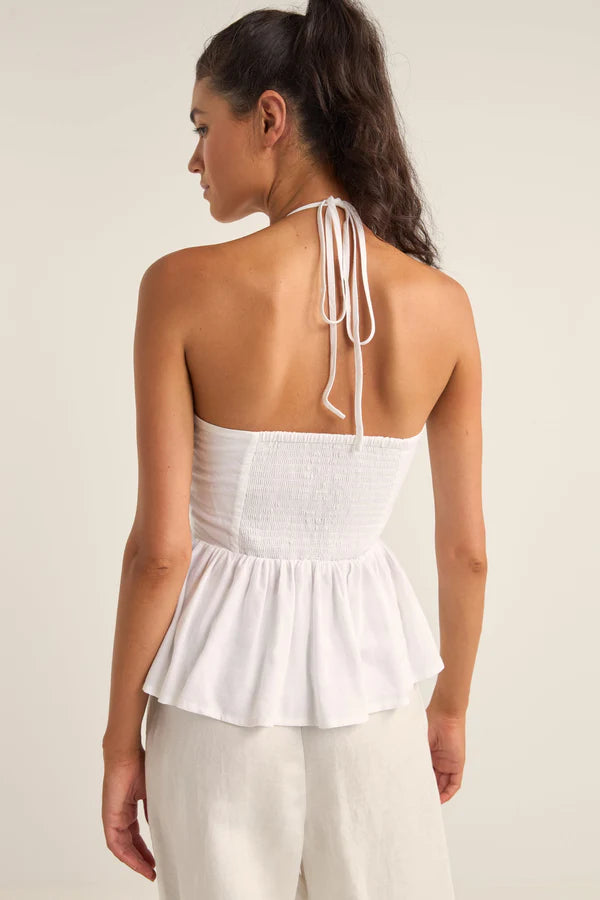 Rhythm Harper Top - White