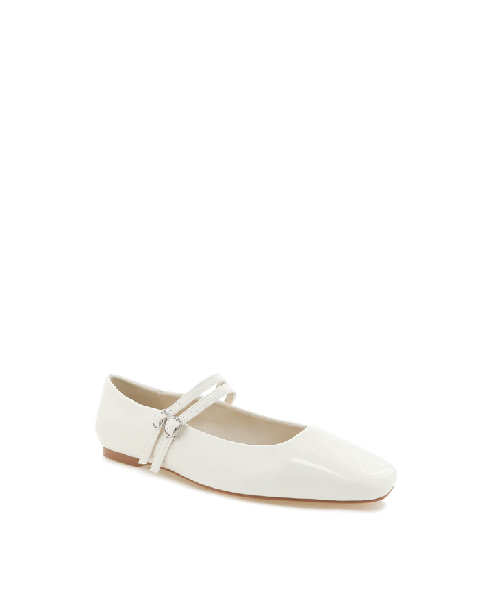 Billini Finnegan Ballet Flat - Bone Patent