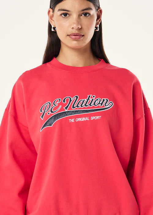 P.E Nation Formation Sweat-Strawberry