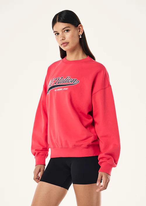 P.E Nation Formation Sweat-Strawberry