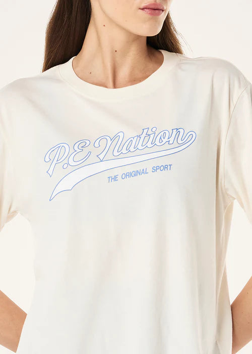 P.E Nation Formation 2.0 Tee-Whisper White