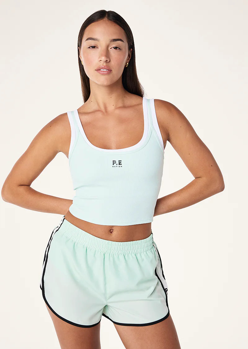 P.E Nation Forward Tank - Hint Of Mint/Optic White