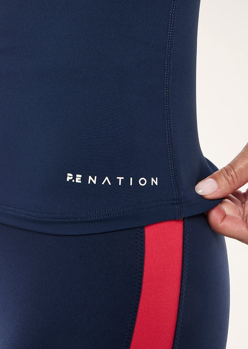 P.E Nation Foundation LS Top - Dark Navy