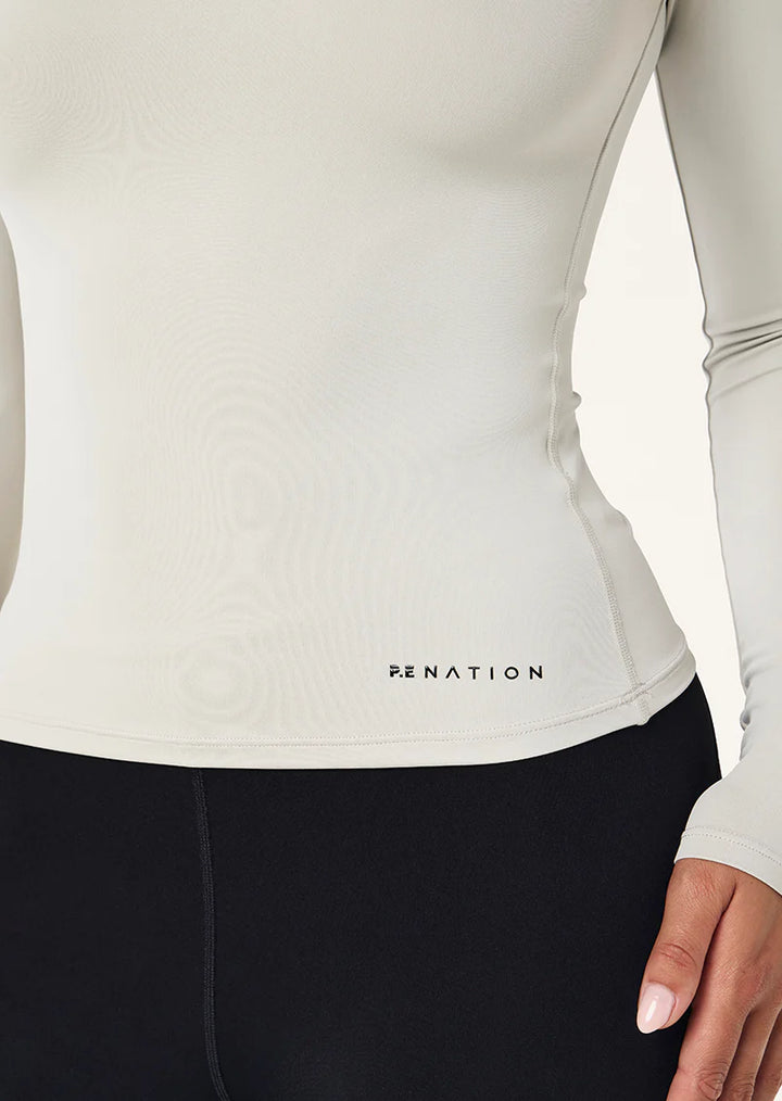 P.E Nation Foundation Long Sleeve Top - Moonstruck