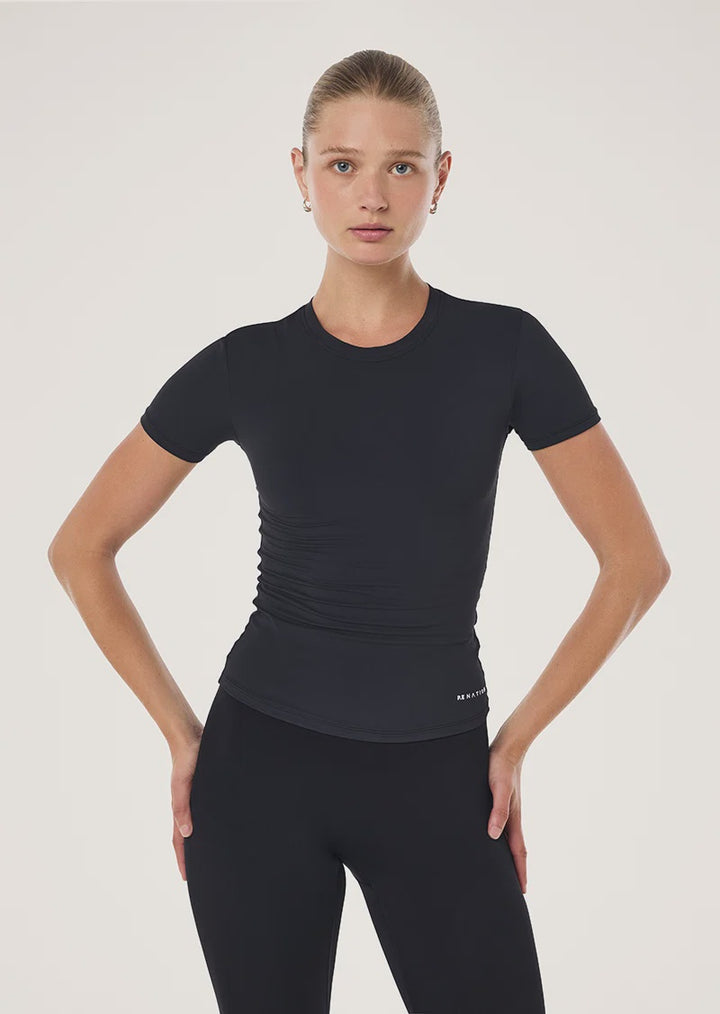 P.E Nation Foundation SS Tee - Black