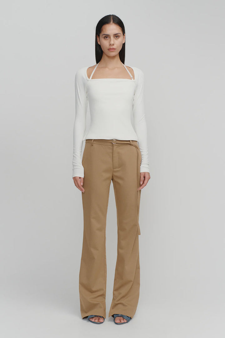 Ownley Freya Long Sleeve Top - Ivory