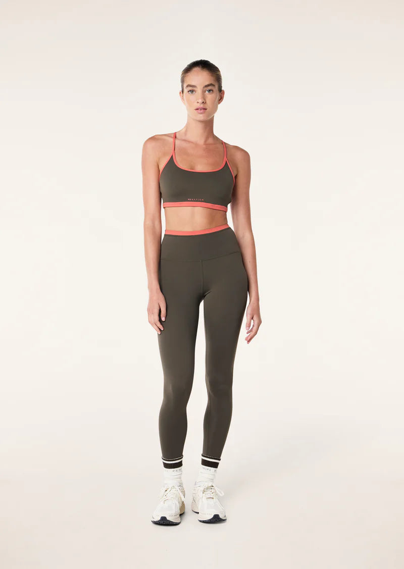 P.E Nation Fundamental Sports Bra - Tarmac/Brick Red