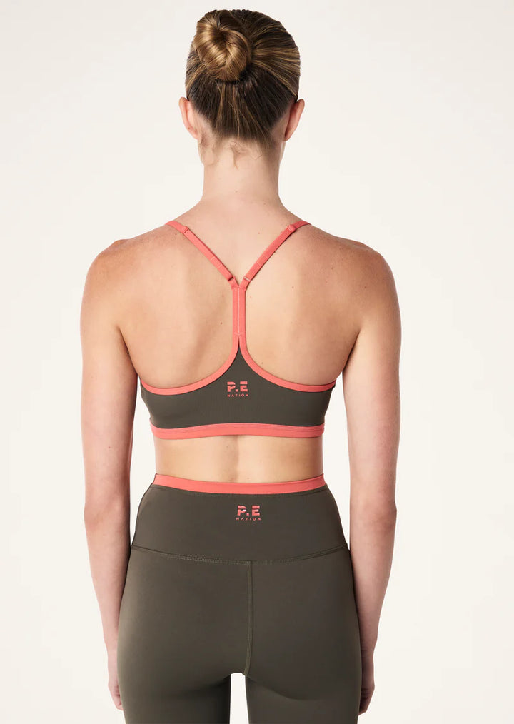P.E Nation Fundamental Sports Bra - Tarmac/Brick Red