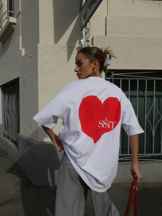 SŚAINT Heart Tee - Red