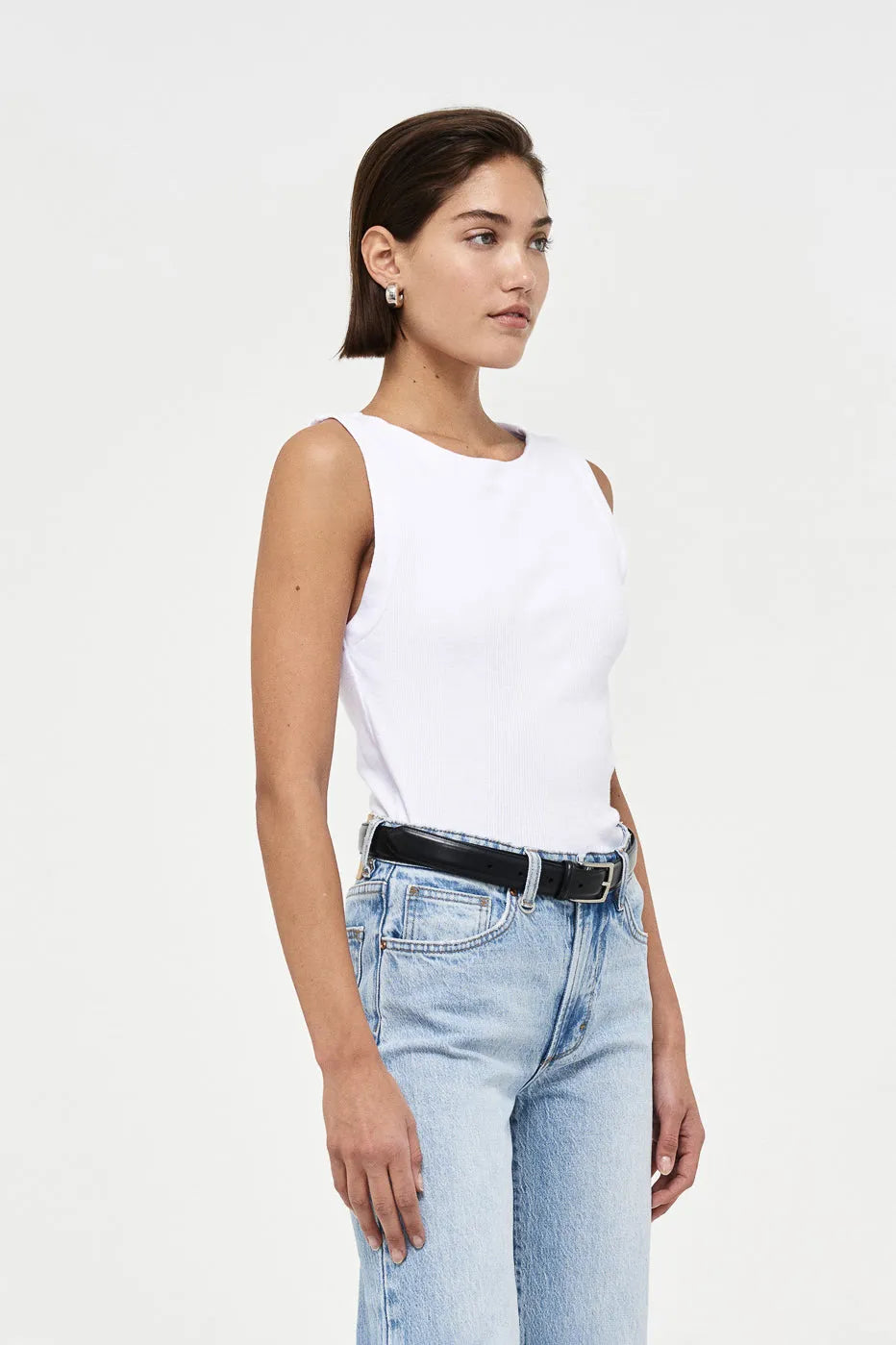 Neuw Denim Frenchie 90s Top - White