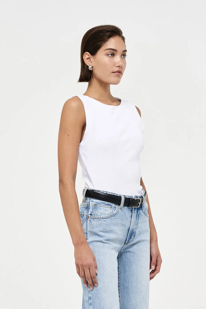Neuw Denim Frenchie 90s Top - White