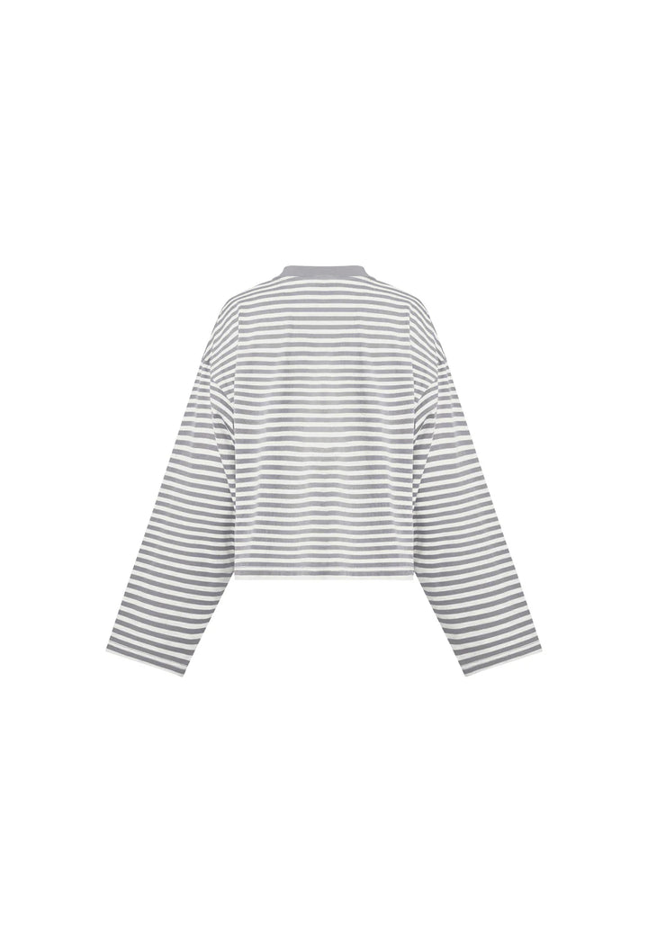 Lioness Bloom Long Sleeve - Ash Stripe