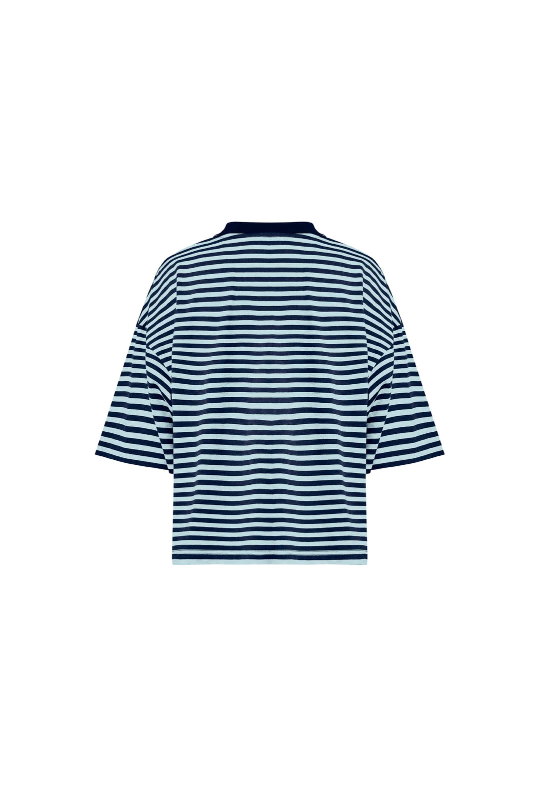 Lioness Bloom Short Sleeve - Navy Sea Stripe