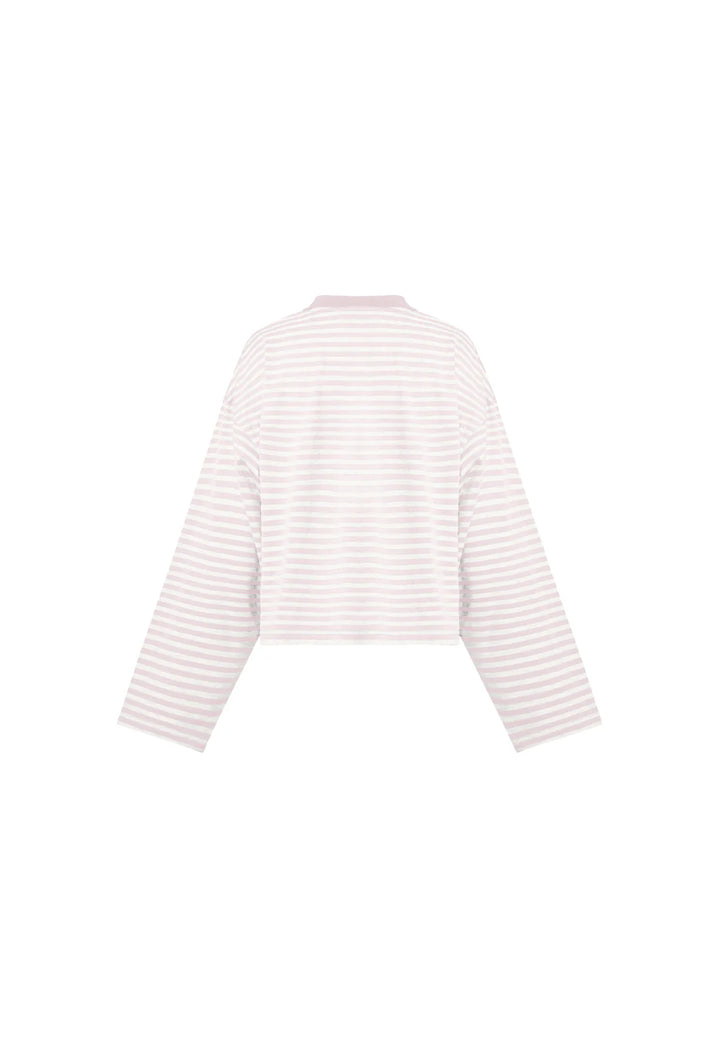 Lioness Bloom Long Sleeve - Blush Stripe