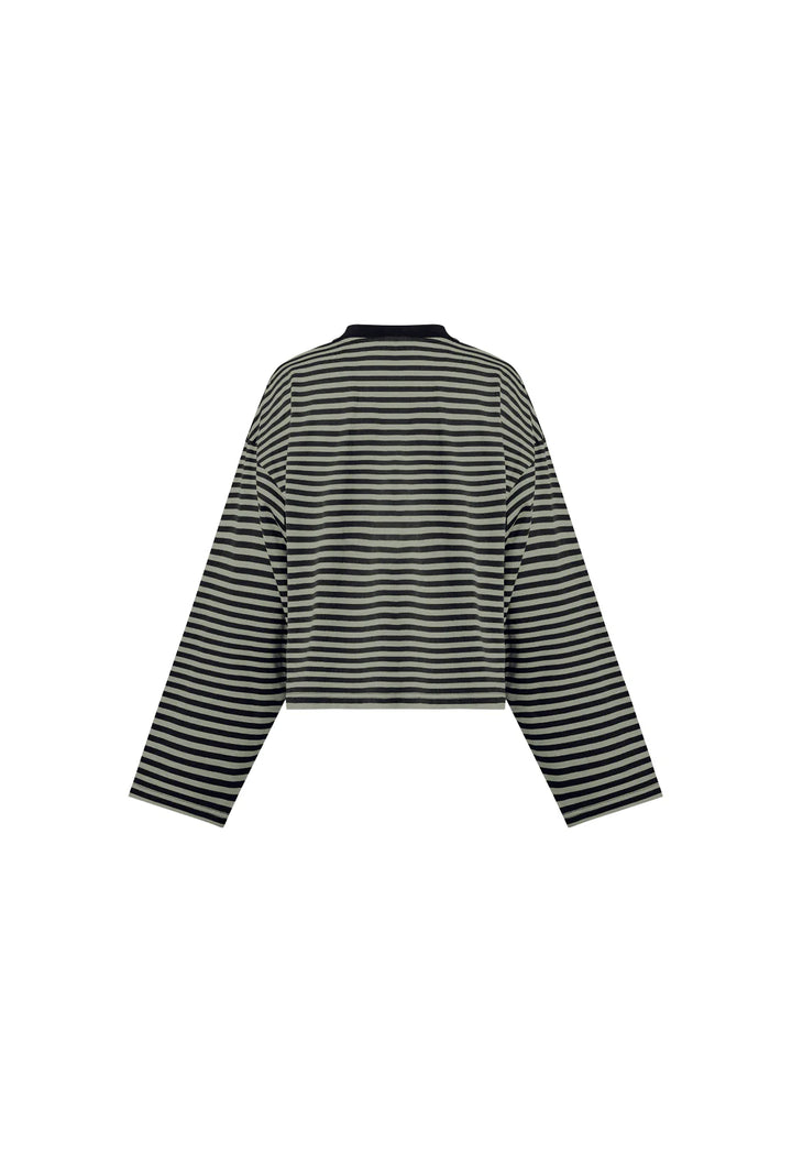 Lioness Bloom Long Sleeve - Forest Stripe