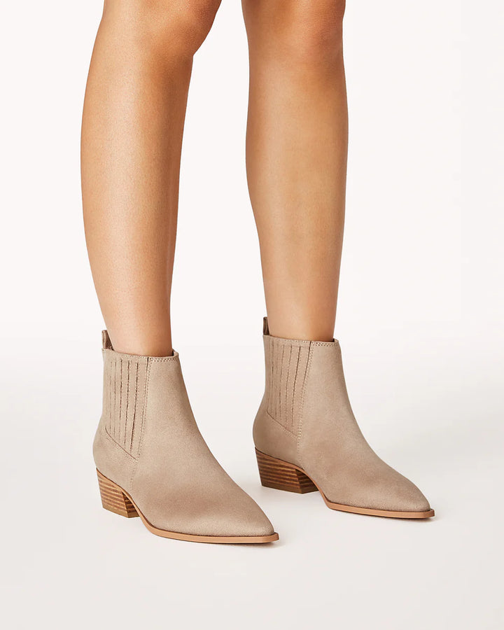 Billini Ginny Boot - Light Taupe Suede