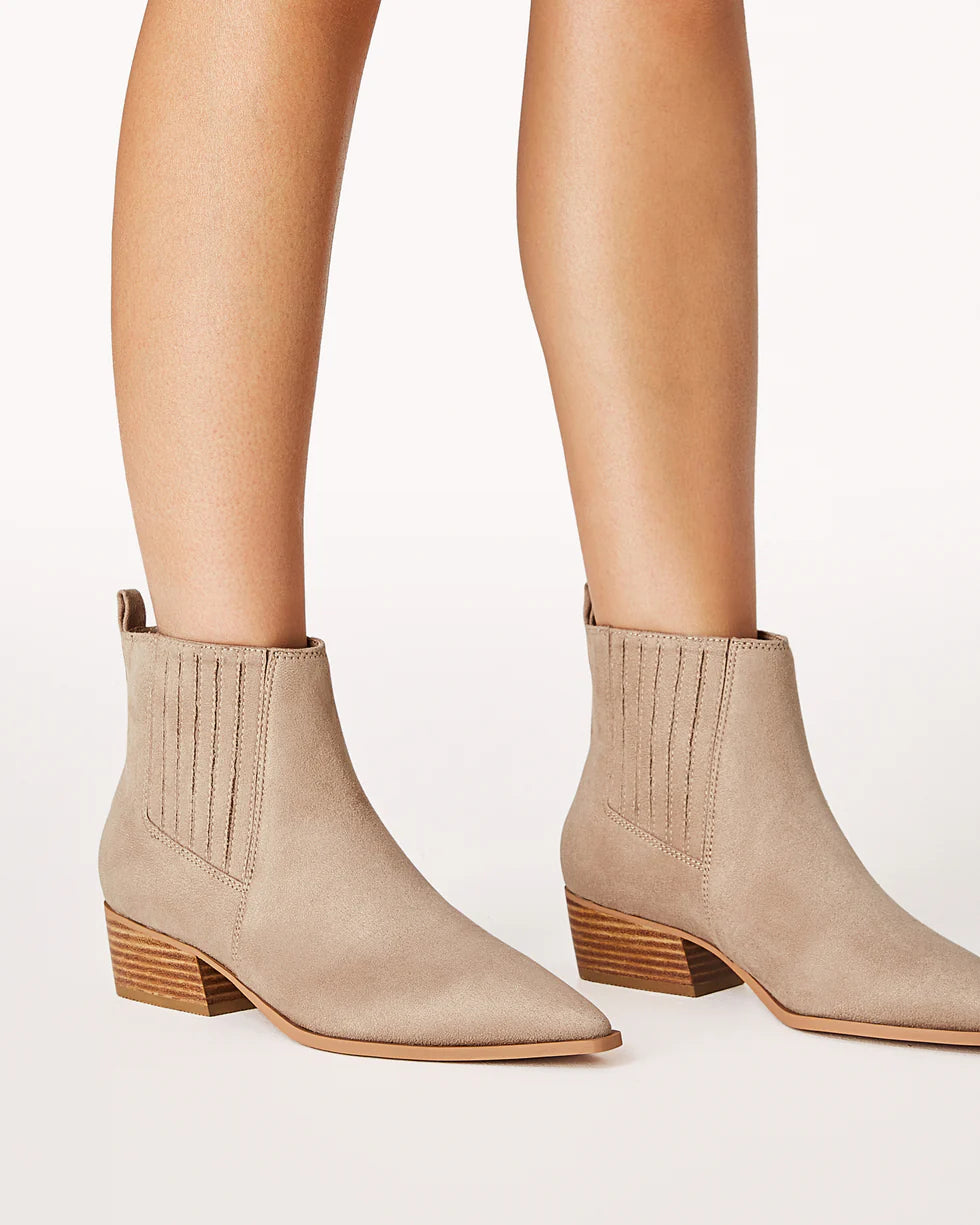 Billini Ginny Boot - Light Taupe Suede