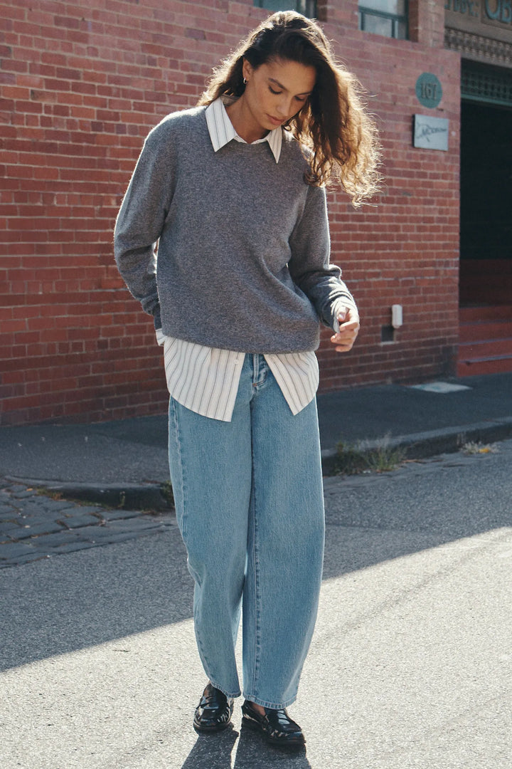 Rolla's Gigi Barrel Jean - Country Blue