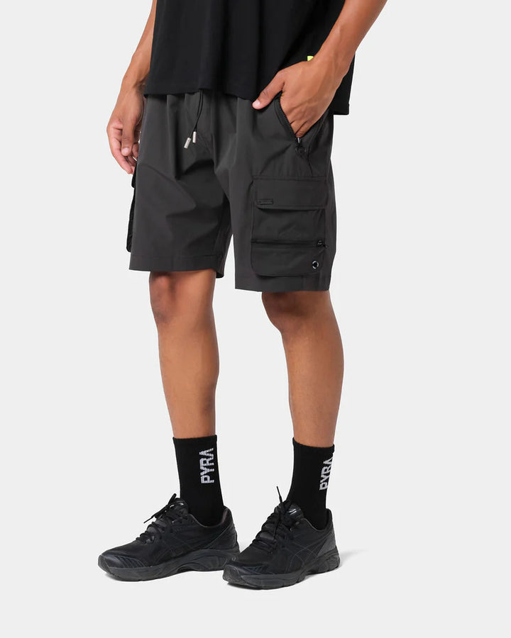 Pyra Nero Cargo Short - Black