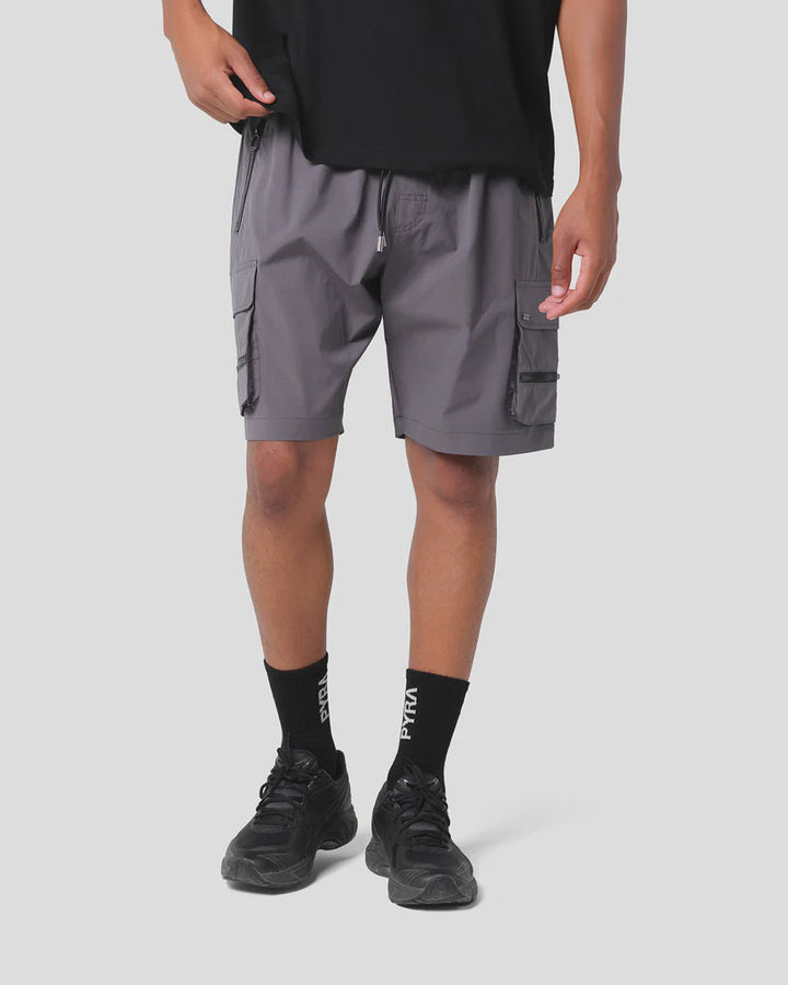 Pyra Nero Cargo Short - Stone