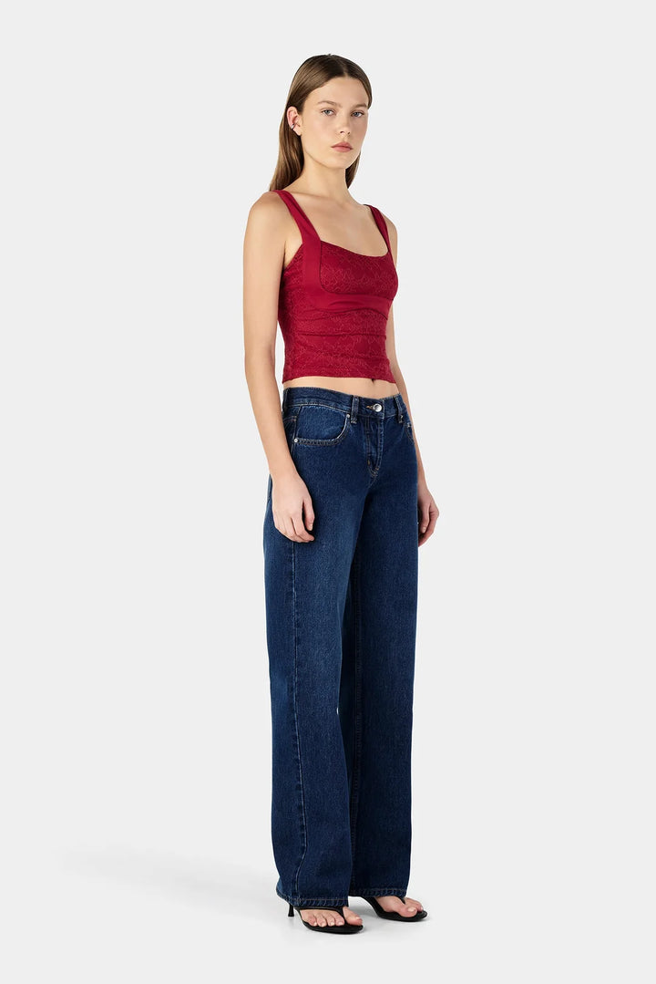 Ownley Alexia Top - Lipstick
