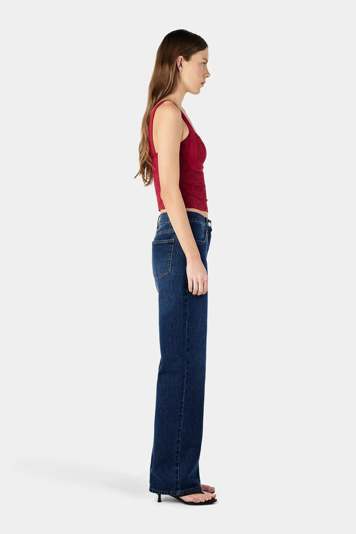 Ownley Alexia Top - Lipstick