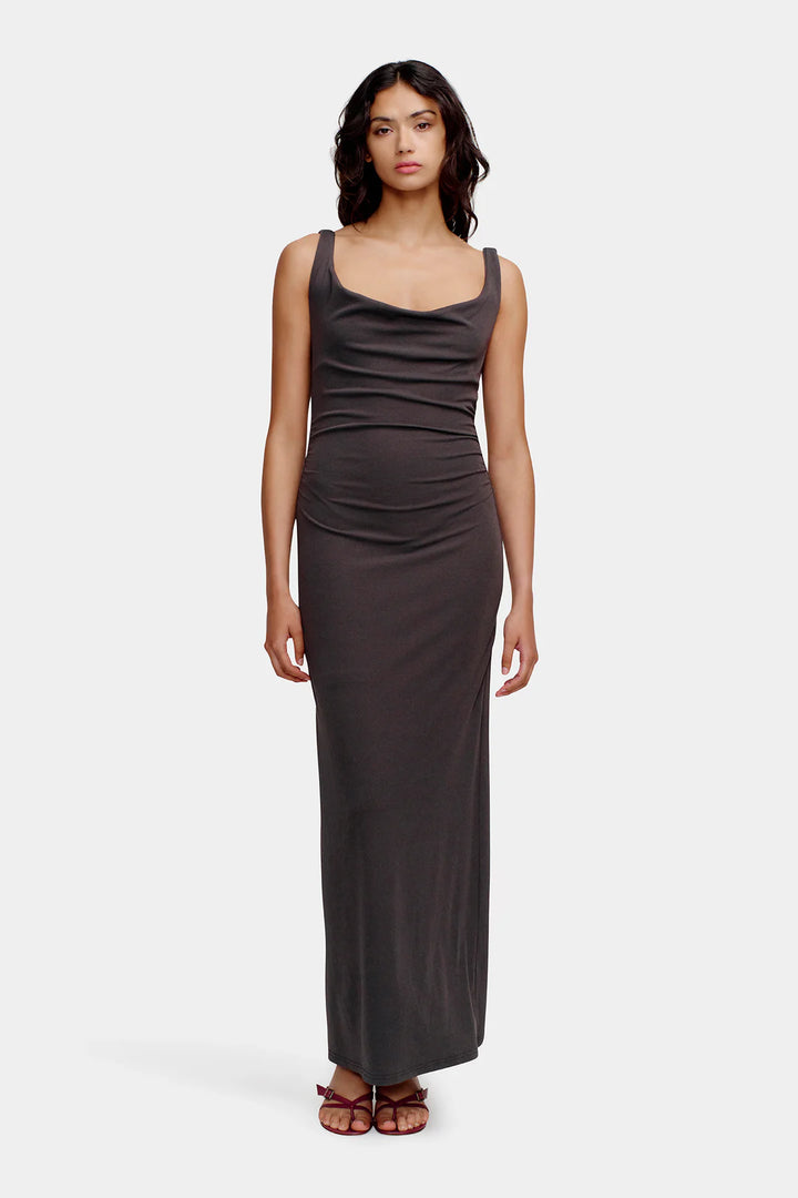 Ownley Hariette Midi Dress - Charcoal