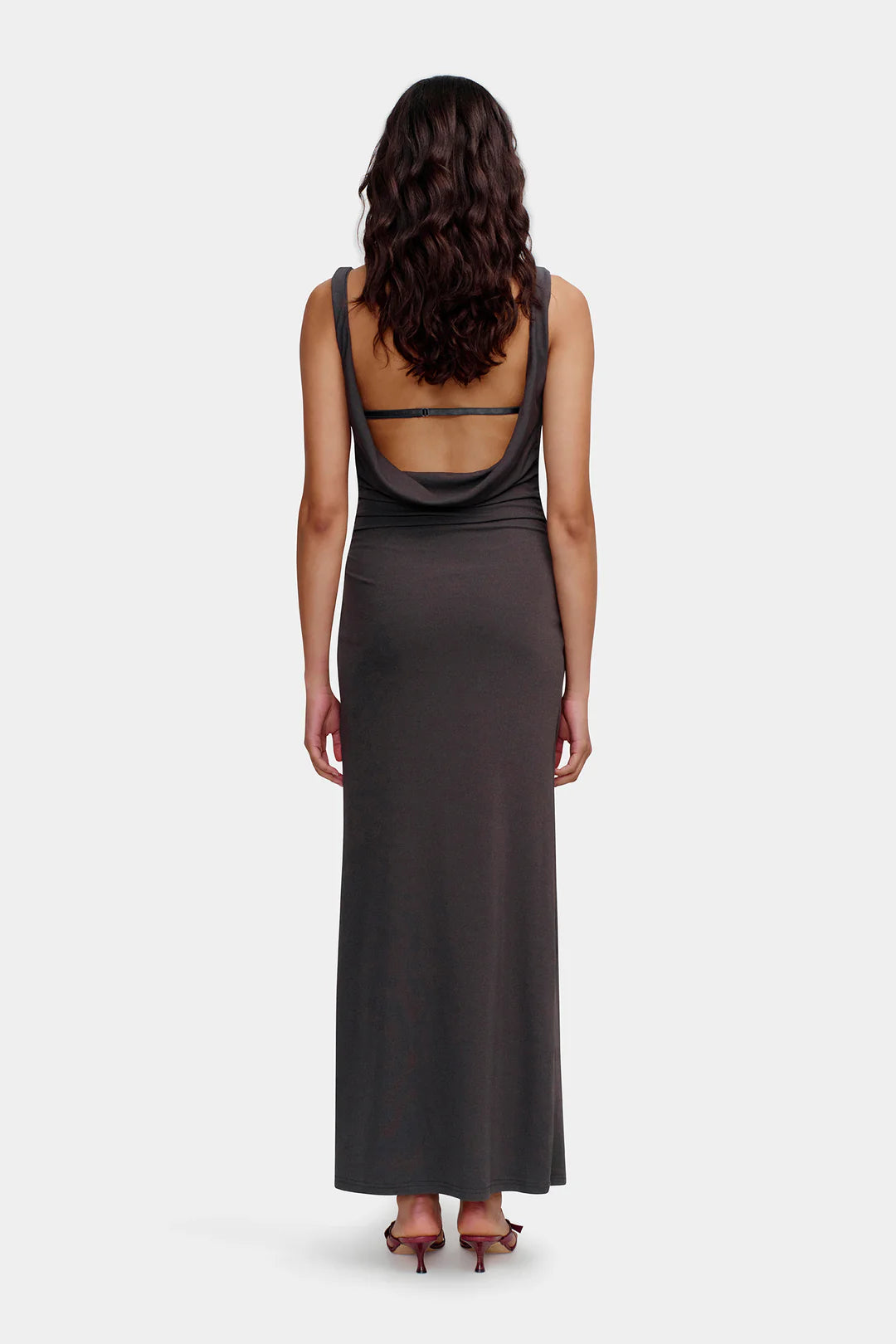 Ownley Hariette Midi Dress - Charcoal