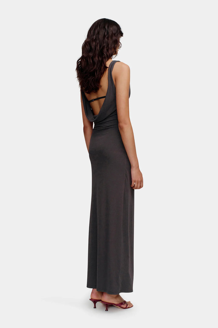 Ownley Hariette Midi Dress - Charcoal