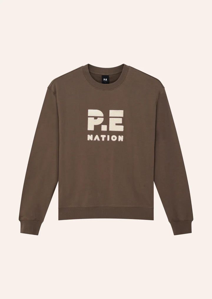P.E Nation Heads Up 2 Sweat - Walnut
