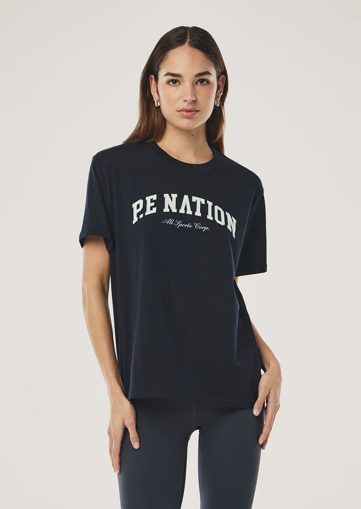 P.E Nation Heritage Tee - Dark Sapphire