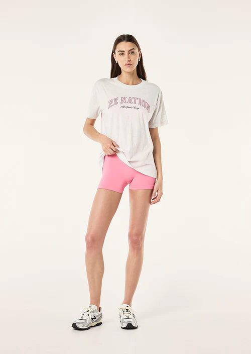 P.E Nation Heritage Tee - Grey Marle