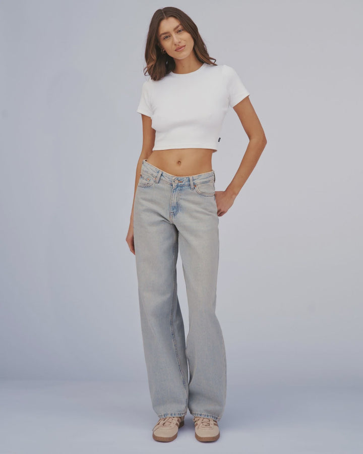 Dr Denim Hill Low Jean - Canyon Light Vintage