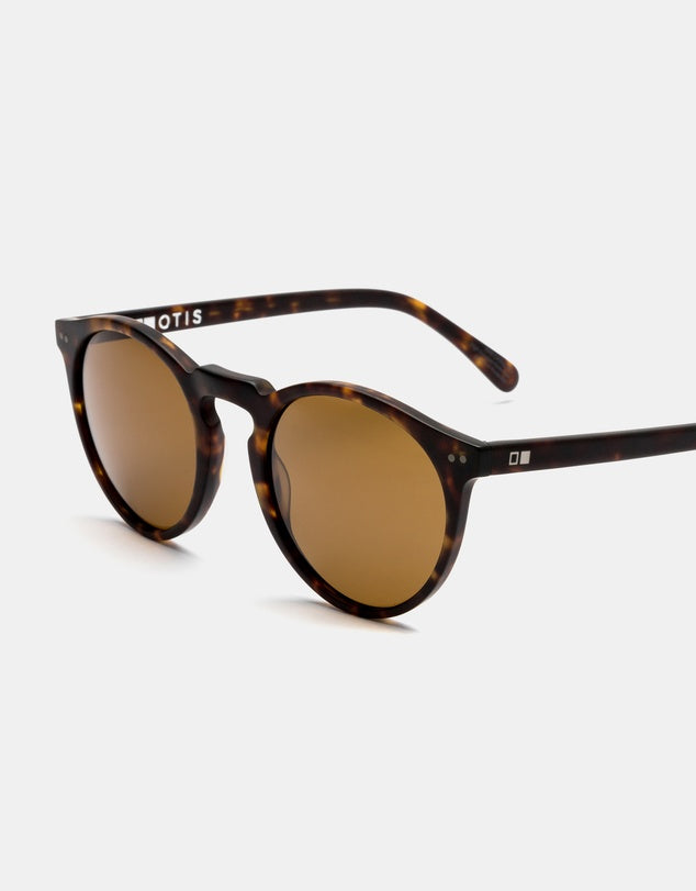 Otis Omar Sunglasses - Eco Matte Dark Tort/Brown