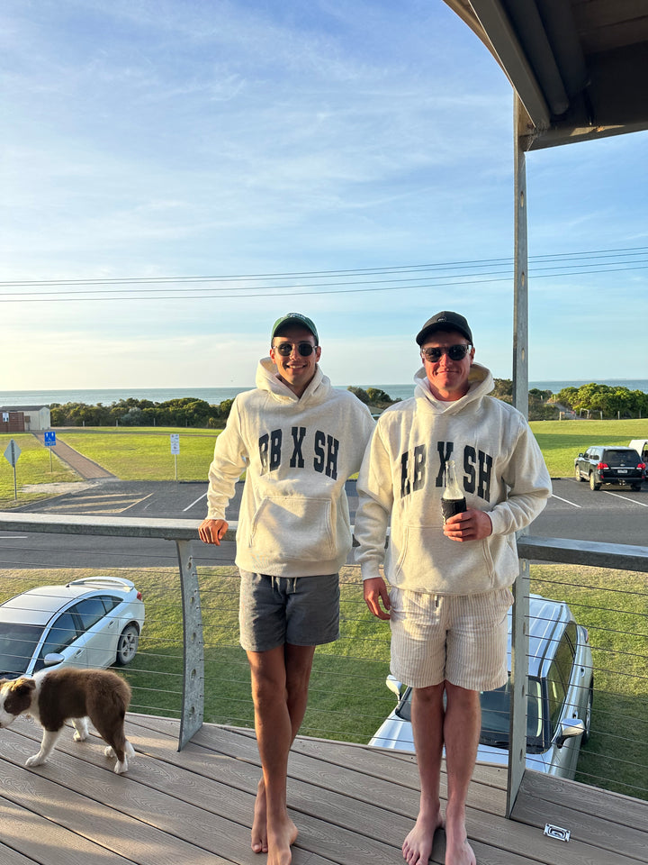 Birdie Blue x Salubrious Hour Collaboration Unisex Hoodie - Grey Marle