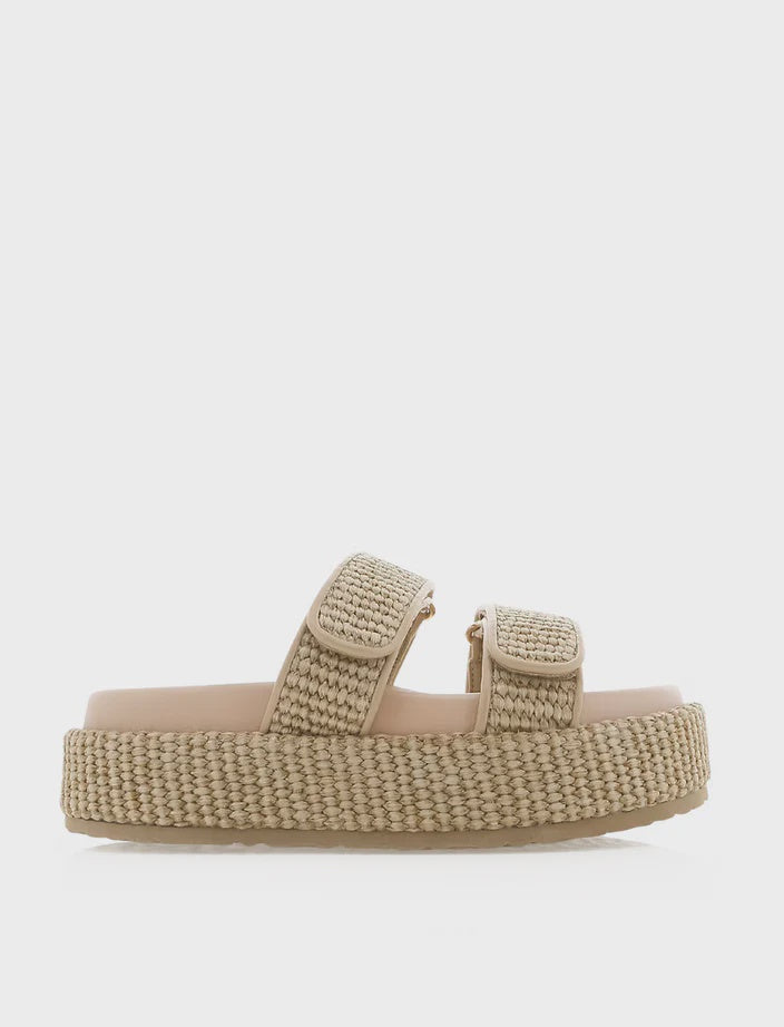 Billini Suvi Slide-Natural Raffia
