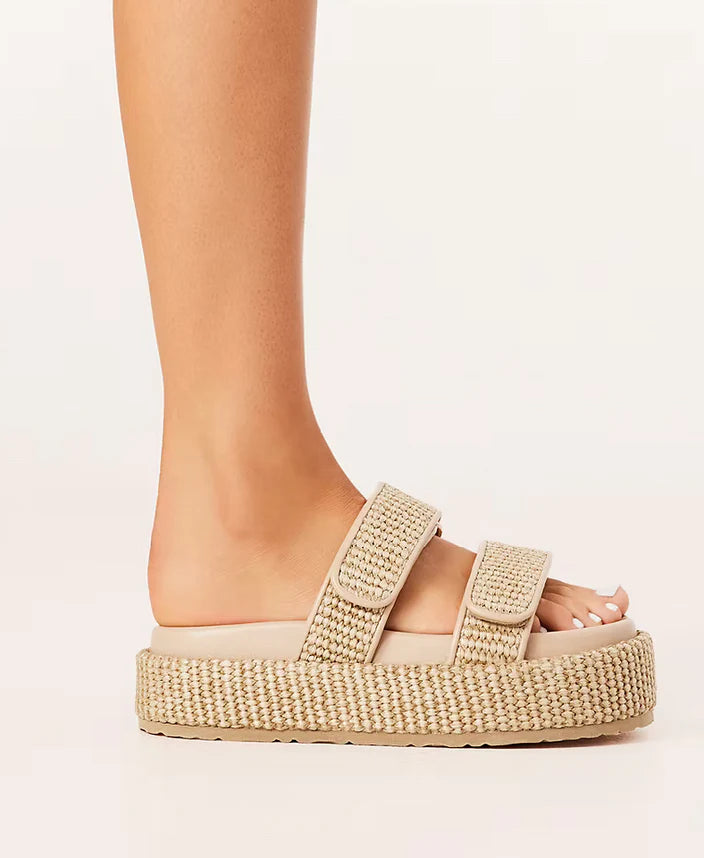 Billini Suvi Slide-Natural Raffia