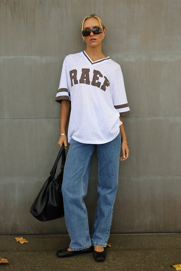Raef The Label Kirby Graphic Tee - White