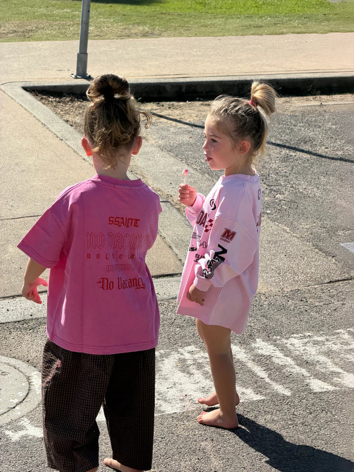 Ssaint Kids Moto Tee - Pink