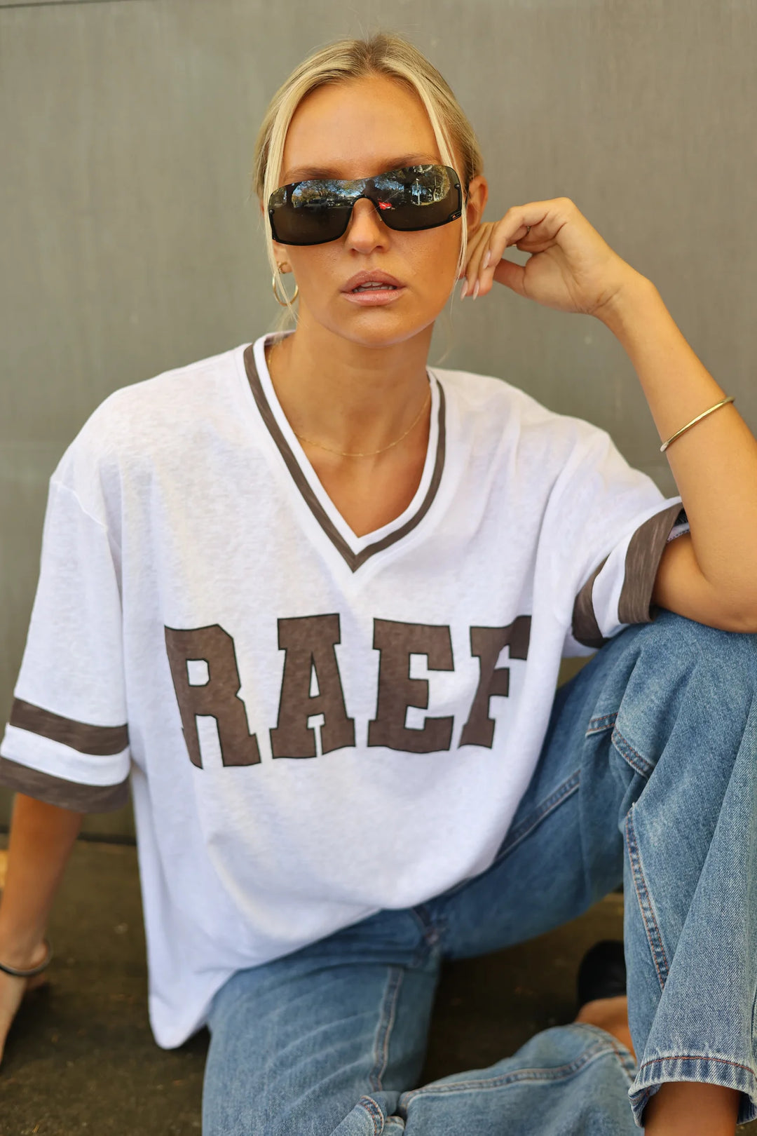 Raef The Label Kirby Graphic Tee - White