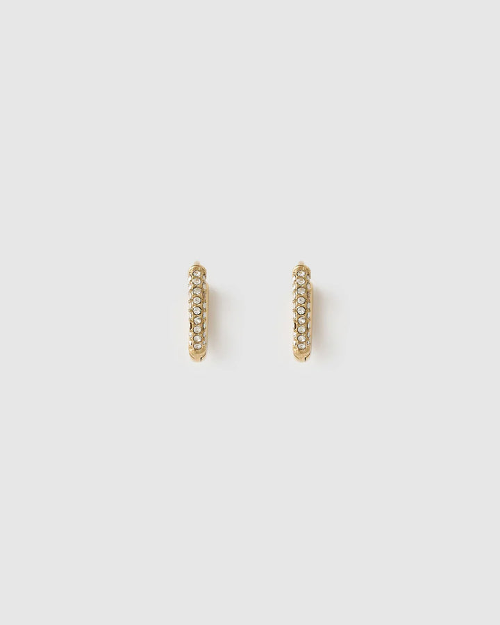 Arms Of Eve Imogen Gold Huggie Earrings