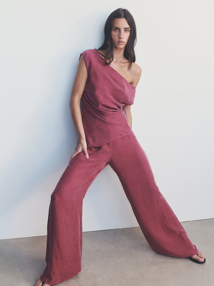 Ownley Aeris Pant - Burgundy