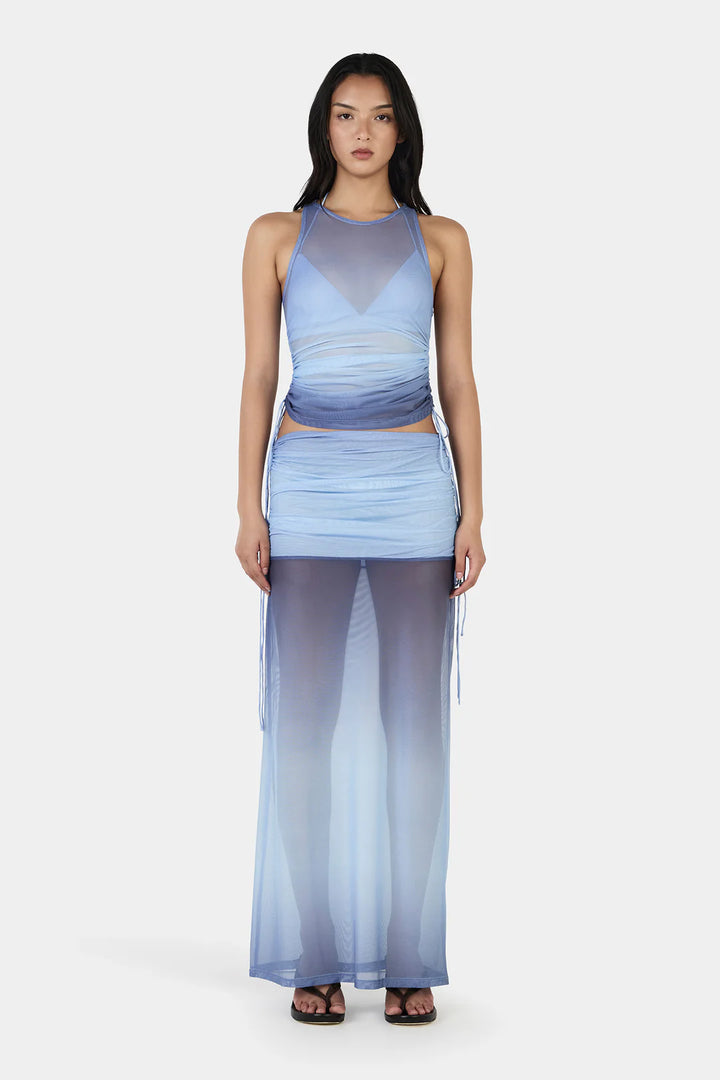 Ownley Heather Maxi Skirt-Ocean Gradient