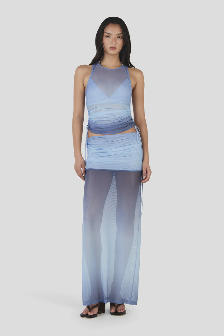 Ownley Heather Maxi Skirt-Ocean Gradient
