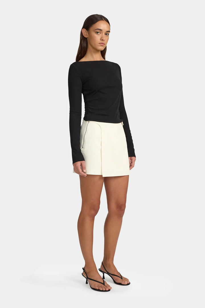 Ownley Jane Jersey Top - Black