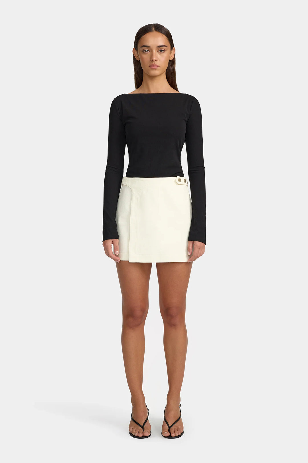 Ownley Jane Jersey Top - Black