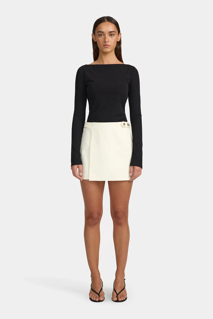 Ownley Jane Jersey Top - Black