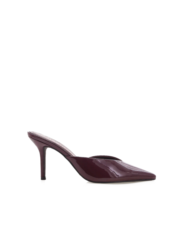 Billini Karey Pump Mule - Mulberry Patent