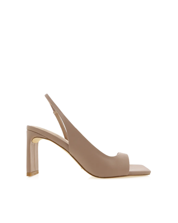 Billini Krew Heel - Dark Nude